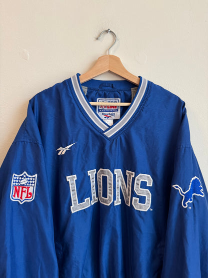 90s Detroit Lions Vintage Reebok Windbreaker (XL)