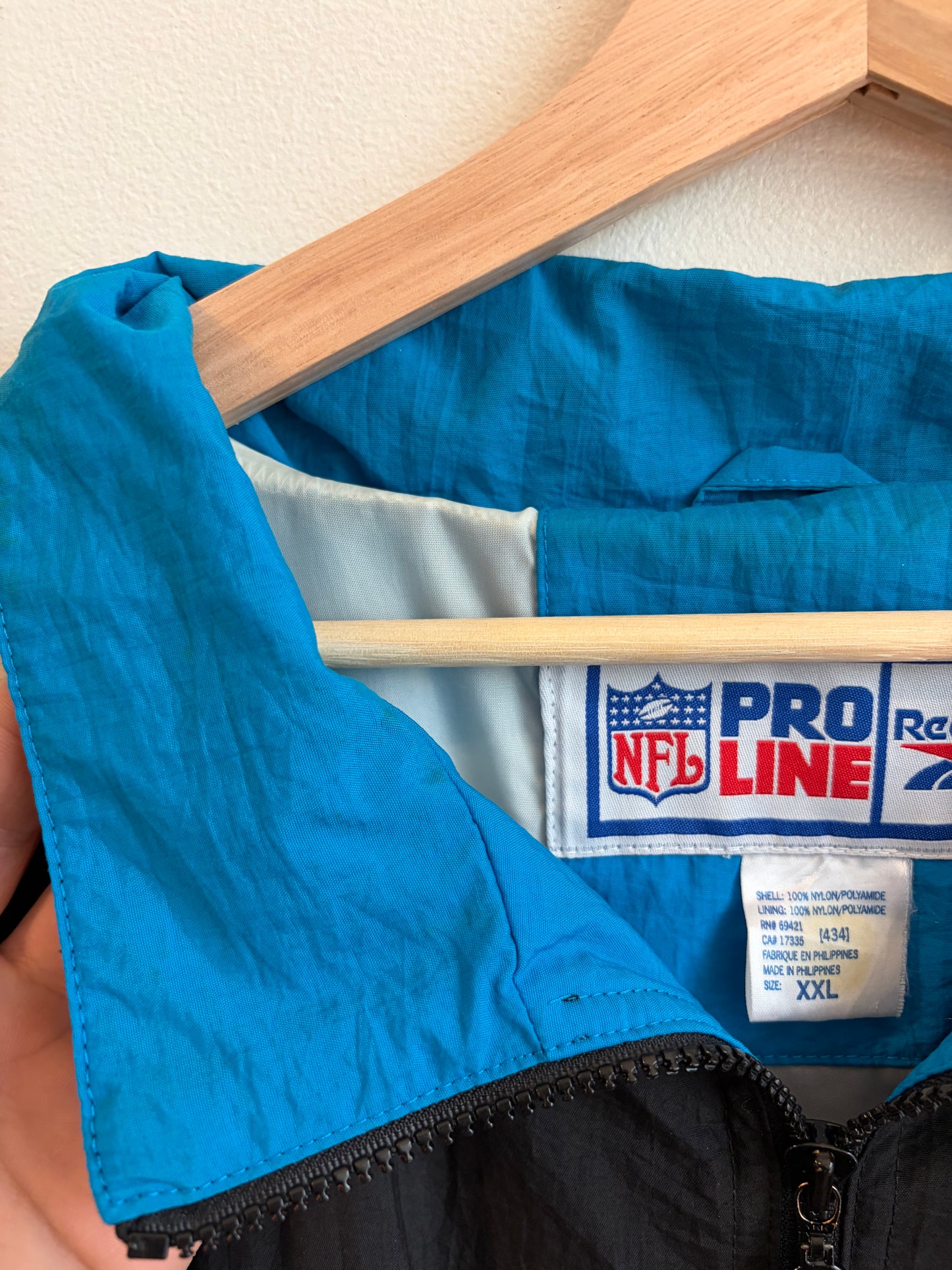 90s Carolina Panthers Reebok Pro Line Windbreaker (XXL)