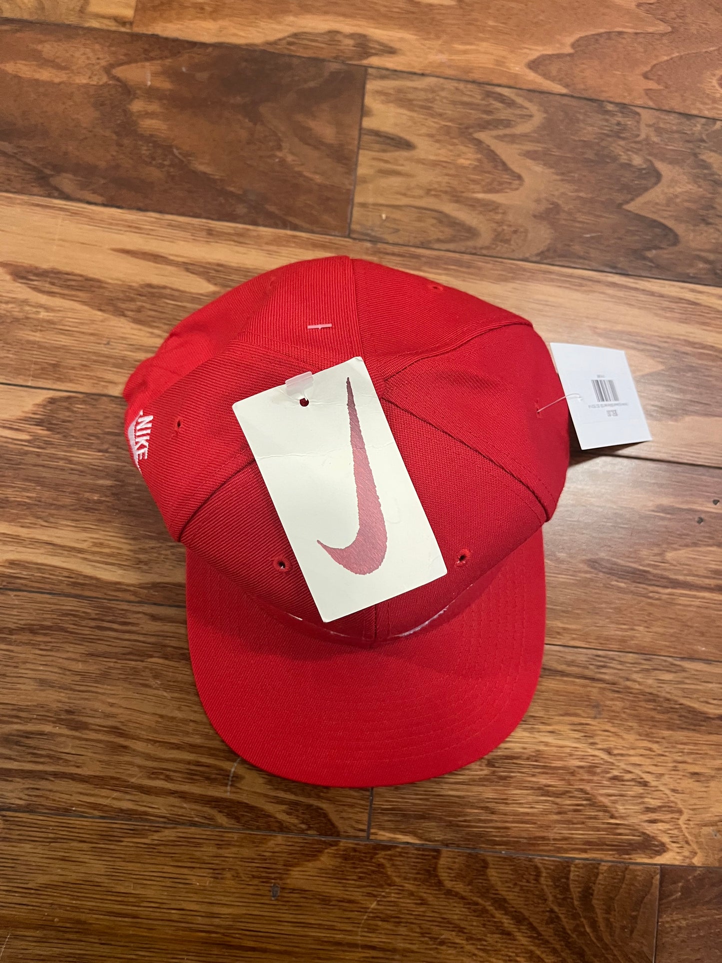 90s Nike Big Swoosh DS Red Hat (OS)