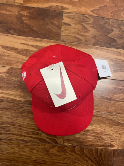 90s Nike Big Swoosh DS Red Hat (OS)
