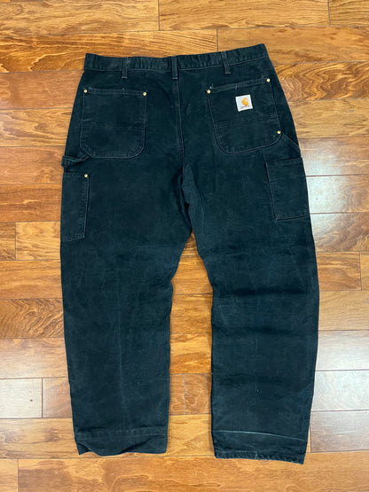 2005 Carhartt Black Double Knee Pants (40 x 30)