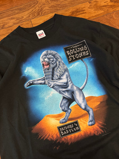 1997-98 The Rolling Stones "Bridges to Babylon" Rock Band Music Tour Tee (XL)