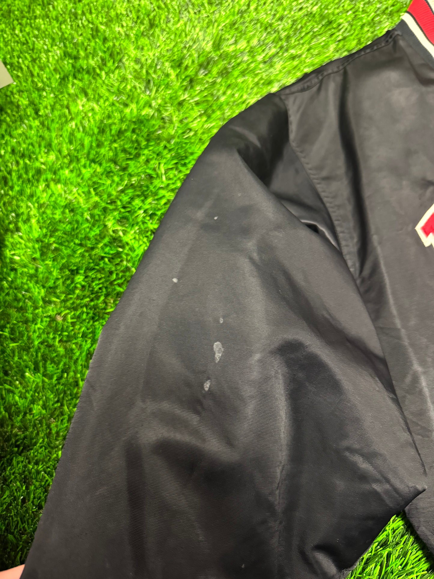 90s Chicago Bulls Vintage NBA Starter Spell Out Jacket (L)