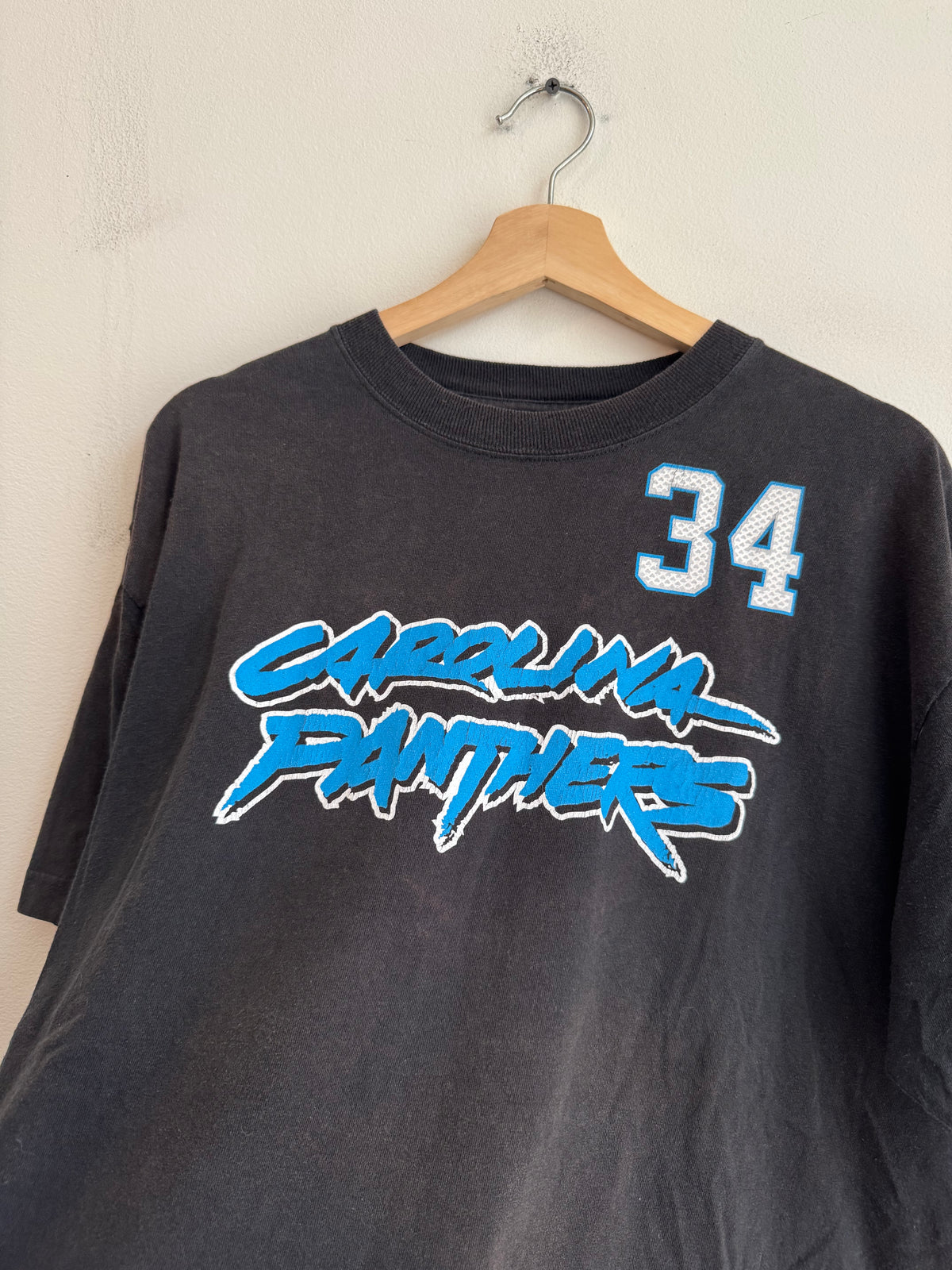 00s Carolina Panthers DeAngelo Williams Cat Scratch Tee (L)