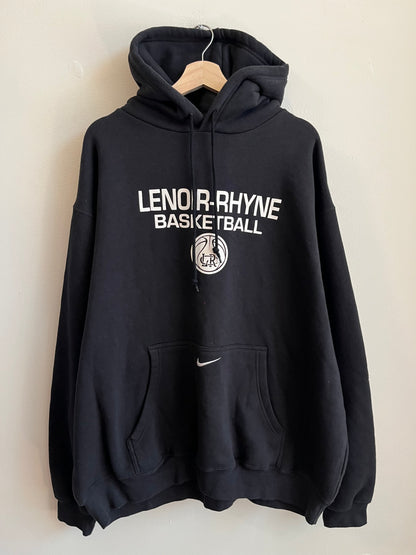 00s Lenoir-Ryhne Basketball Black Nike Hoodie (XXL)