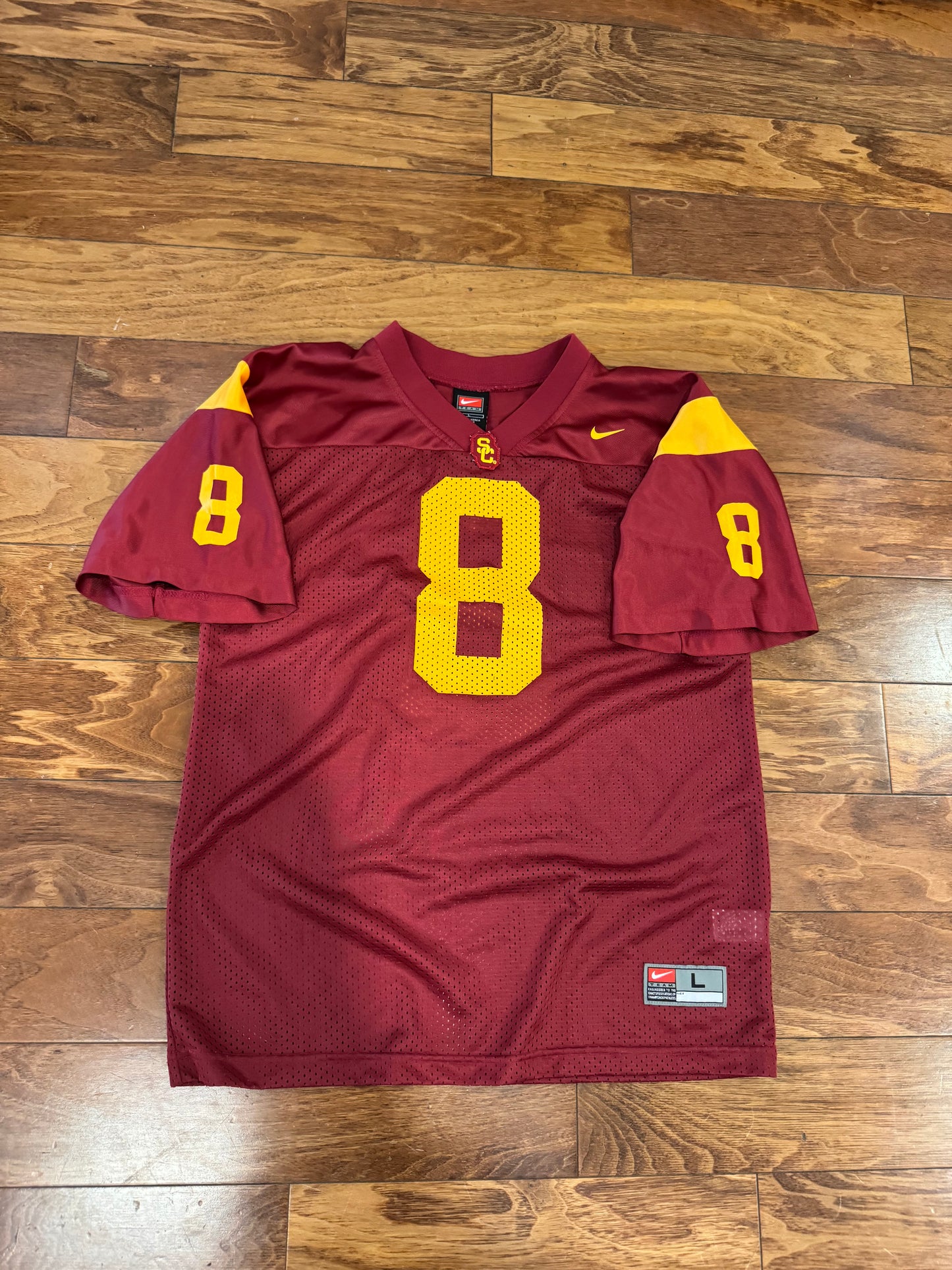 00s USC Trojans Nike Football Jersey (Youth L)