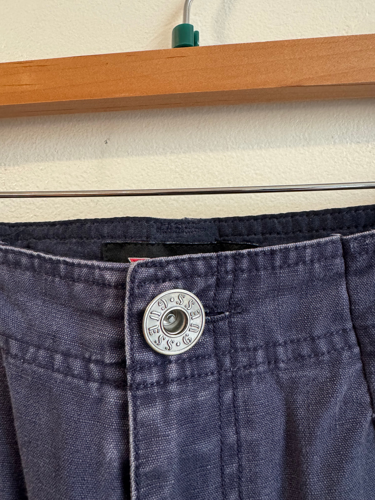 00s Guess Faded Utility Navy Shorts (34)