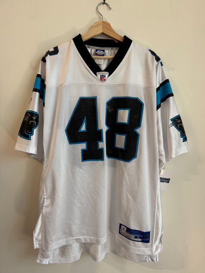 00s Carolina Panthers Stephen Davis Reebok Away Jersey (L)