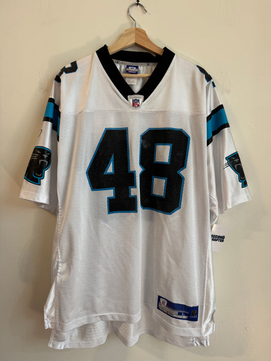 00s Carolina Panthers Stephen Davis Reebok Away Jersey (L)