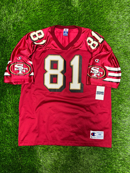 90s San Francisco 49ers Terrell Owens #81 Vintage Champion NFL Jersey (L)
