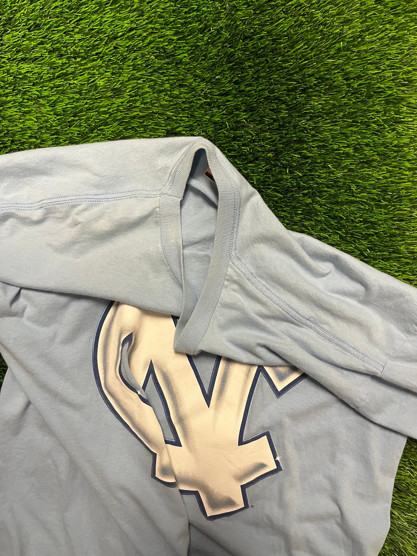 90s University of North Carolina (UNC) Vintage Glossy Logo Tee (XL)