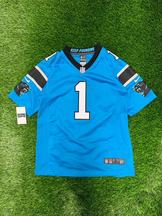 Carolina Panthers Cam Newton #1 Nike NFL Jersey (Youth L)