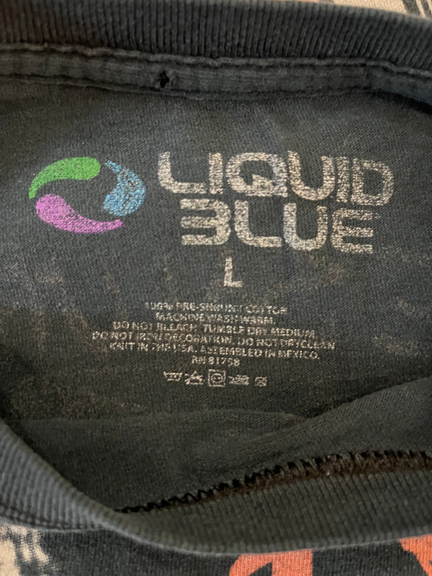 2004 ACDC Liquid Blue Band Tee (L)