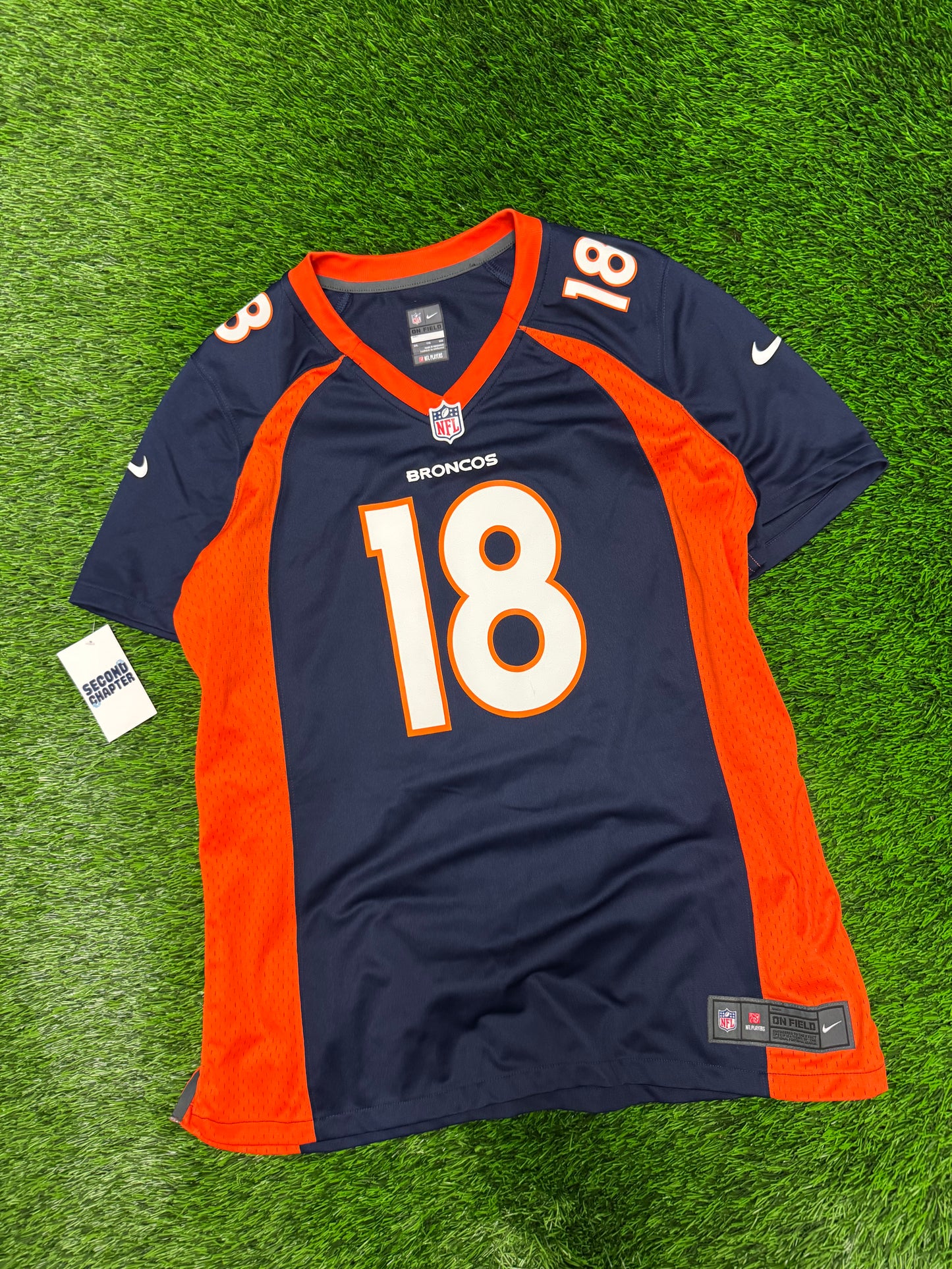 Denver Broncos Peyton Manning #18 Women's Nike Jersey (Women's XXL)