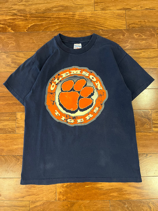 90s Clemson Tigers Essential Navy Tee (L)