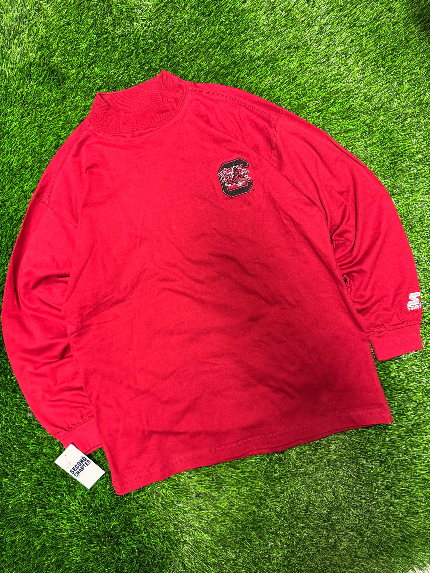 90s University Of South Carolina (USC) Gamecocks Starter Long-Sleeve Vintage Shirt (L)