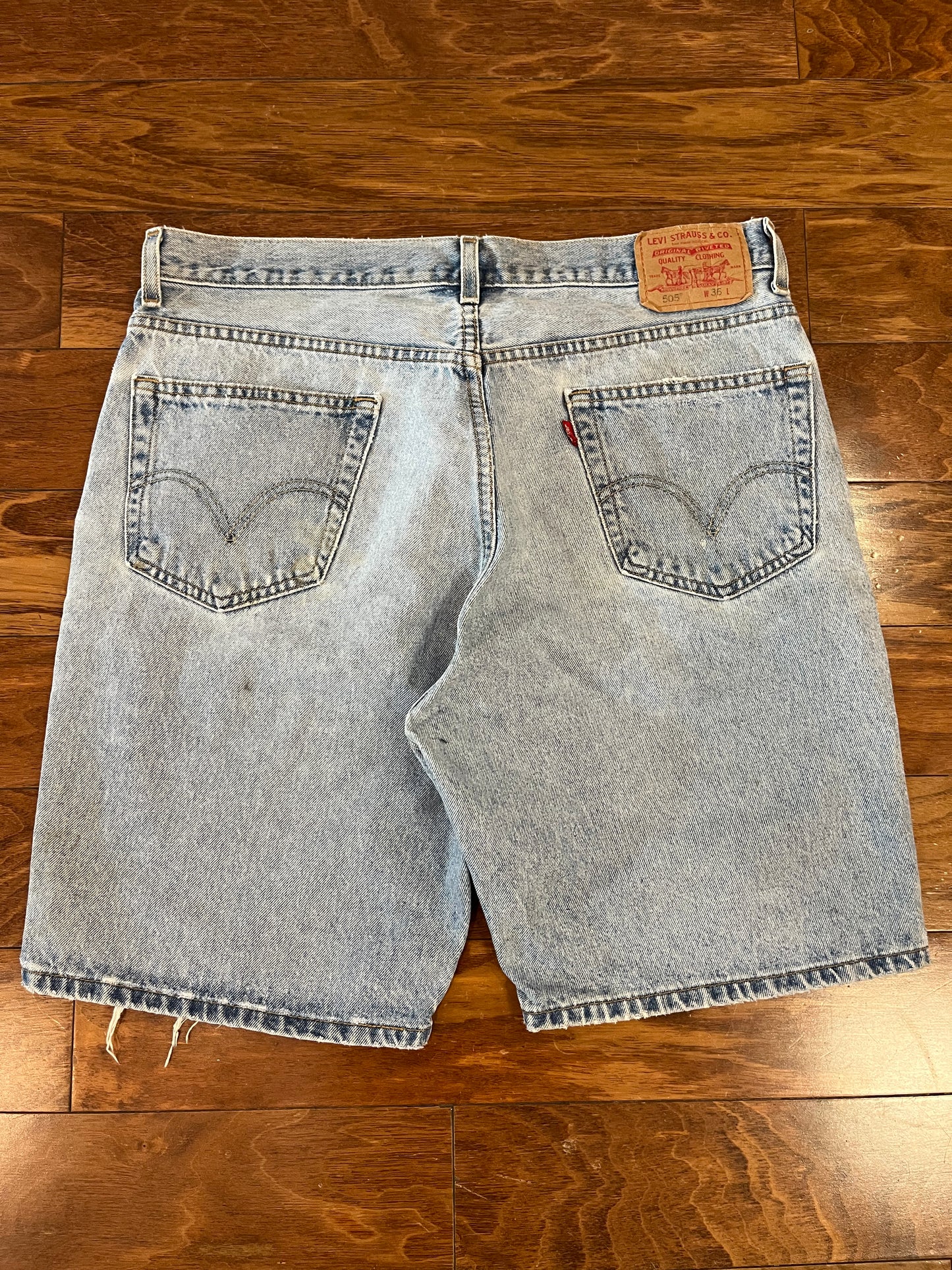 2003 Levi's 505 Blue Shorts (36)