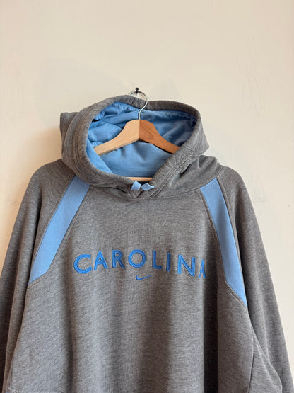 00s UNC Center Swoosh Two Toned Vintage Nike Hoodie (XXL)
