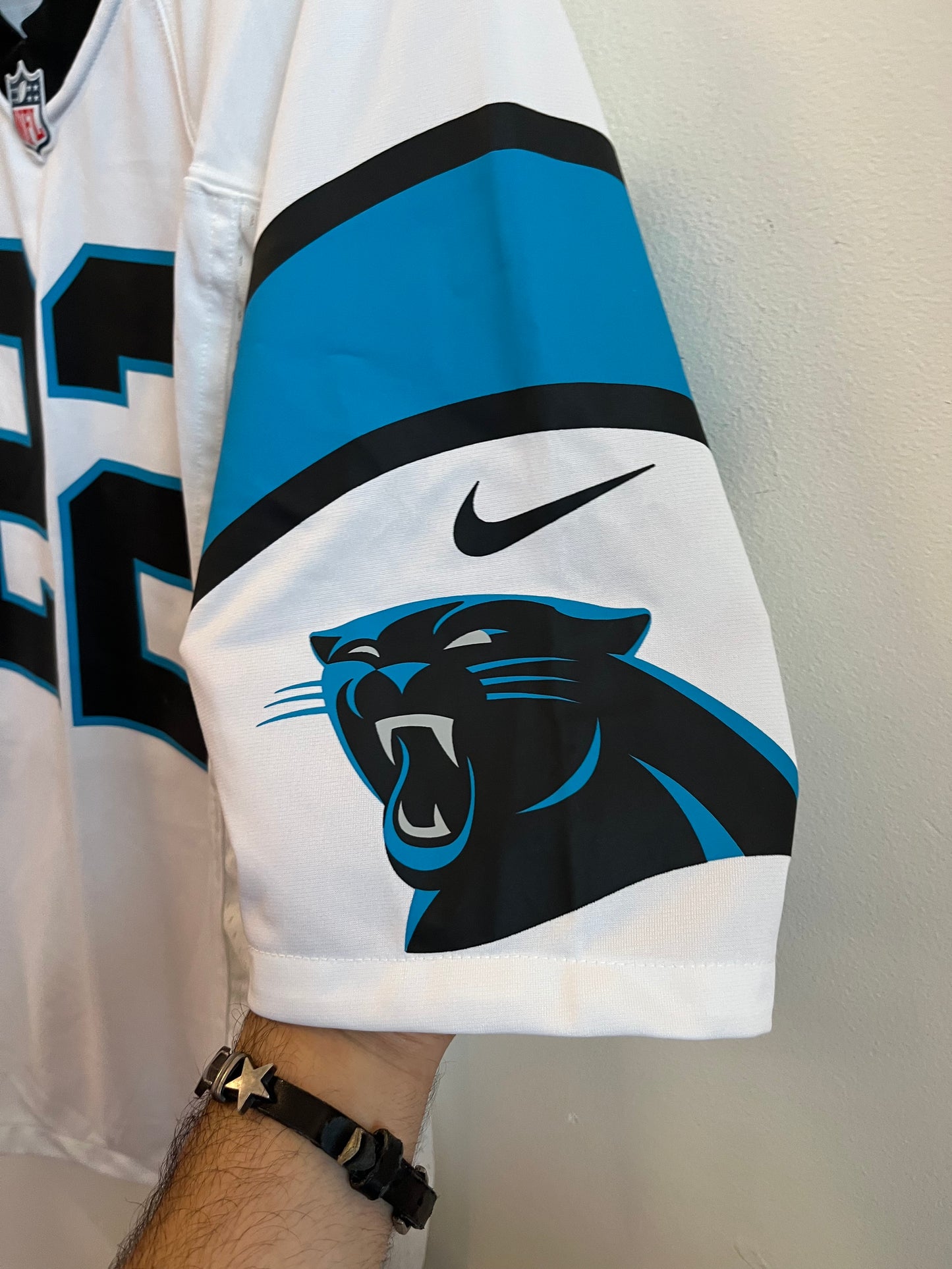 2022 Christian McCaffery Carolina Panthers Away Nike NFL Jersey (M)