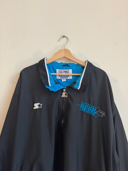90s Carolina Panthers Starter 1/4th Zip Windbreaker (XXL)