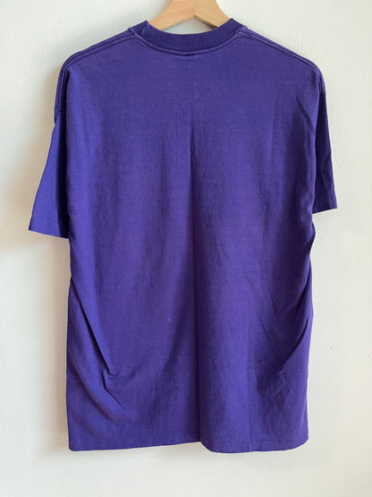 90s Charlotte Hornets Supershirts Spell Out Team Signature Tee (XL)