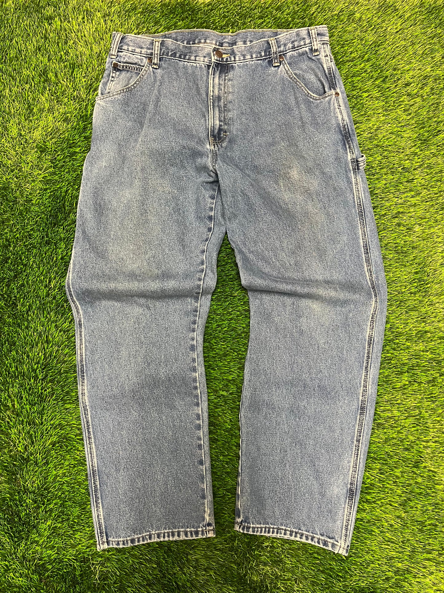 Dickies Carpenter Workwear Blue Jeans (38 x 32)