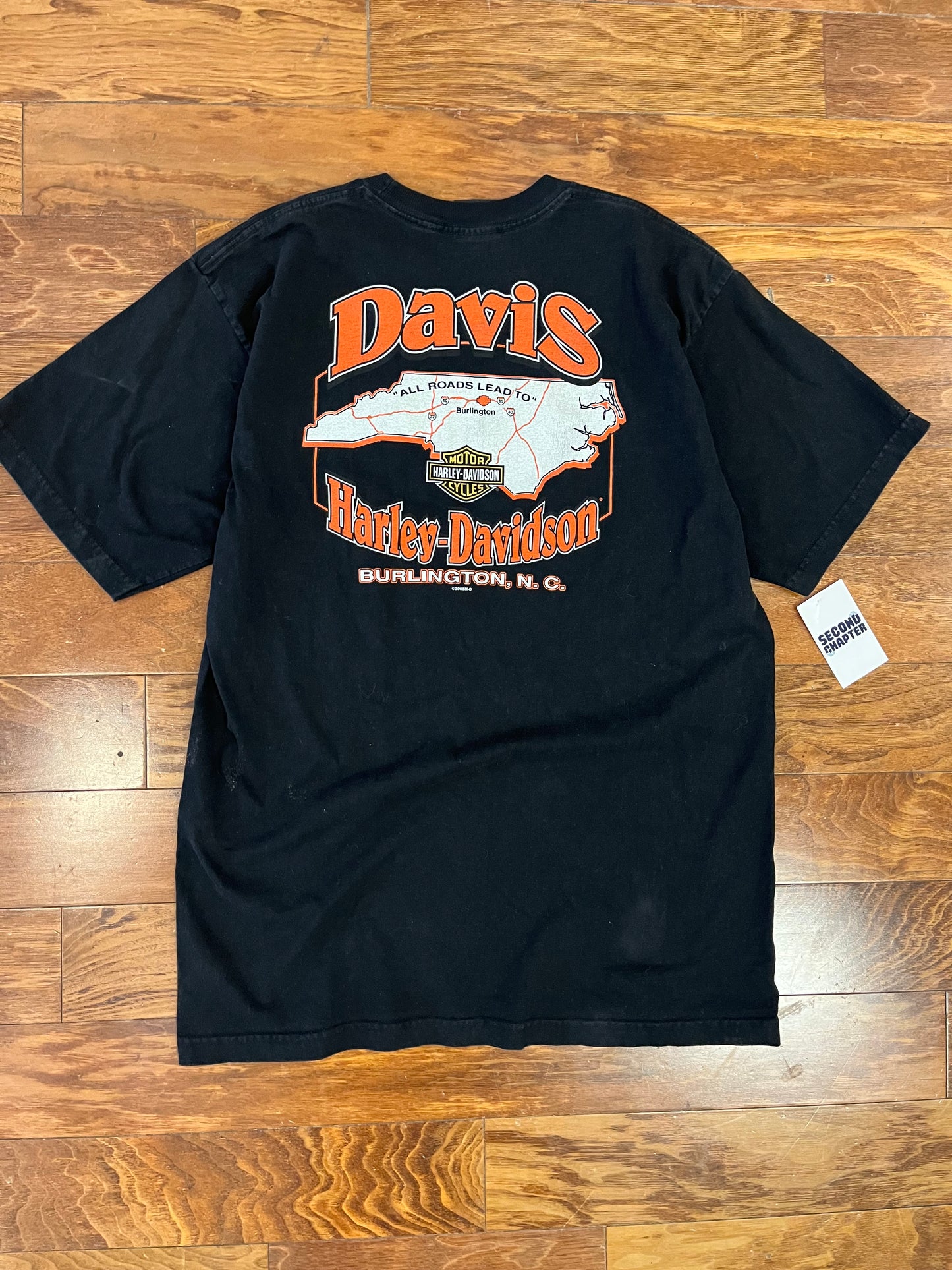 2007 Harley Davidson Burlington, NC Pocket Tee (XL)