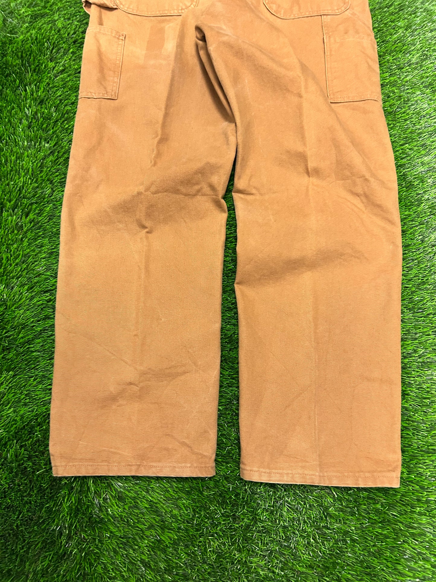 2011 Carhartt Dark Tan Carpenter Pants (35 x 32)