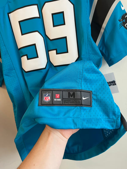 2016 Carolina Panthers Luke Kuechly Blue Nike Jersey (M)