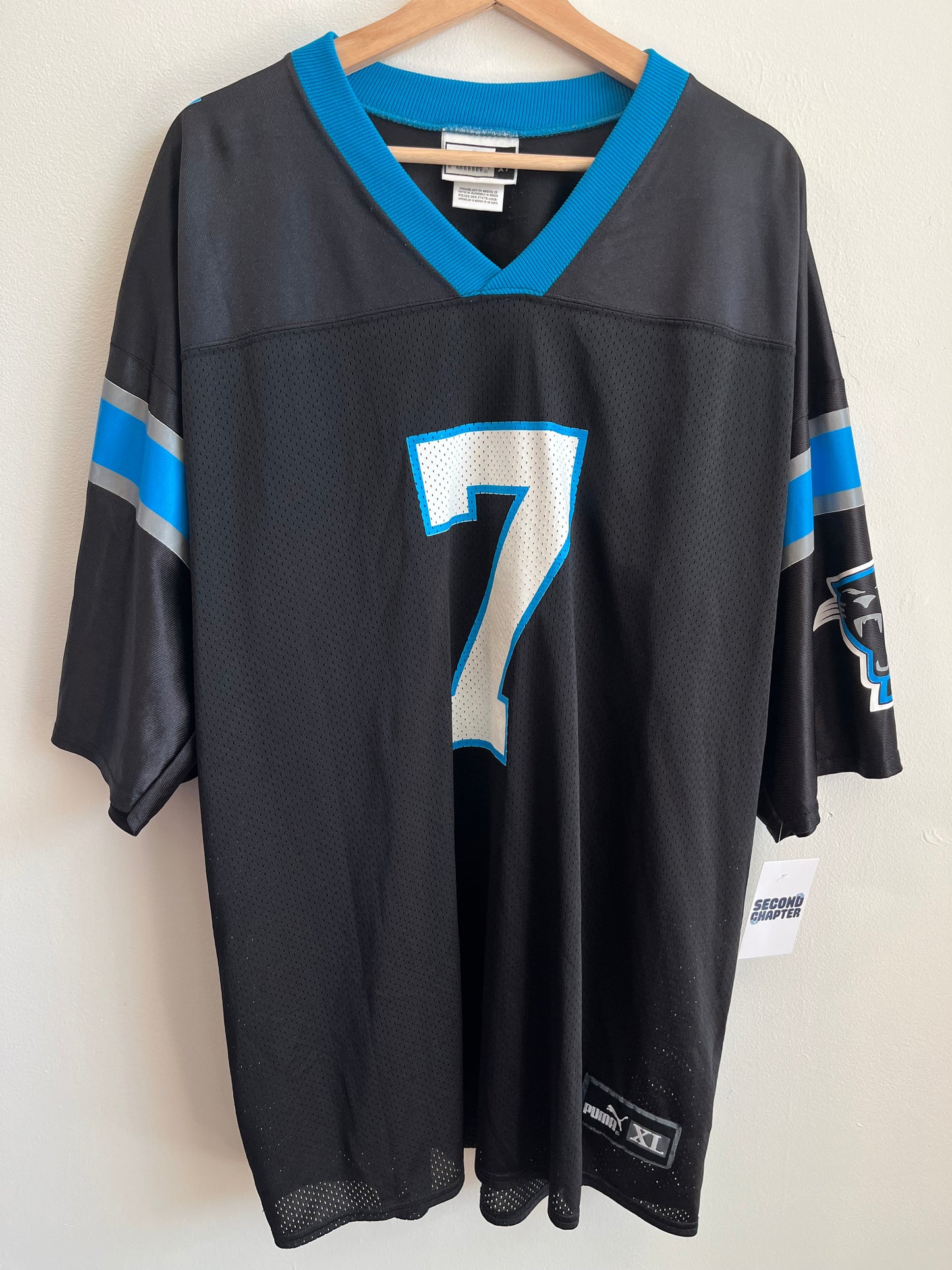 90s Carolina Panthers Steve Beuerlein Puma Jersey (XL)