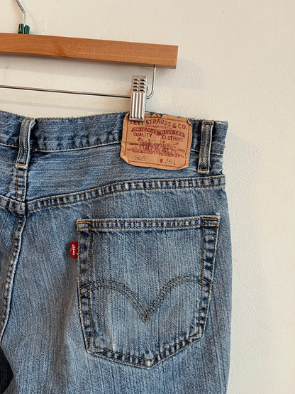 2006 Levi's 505 Distressed Jean Shorts (36)