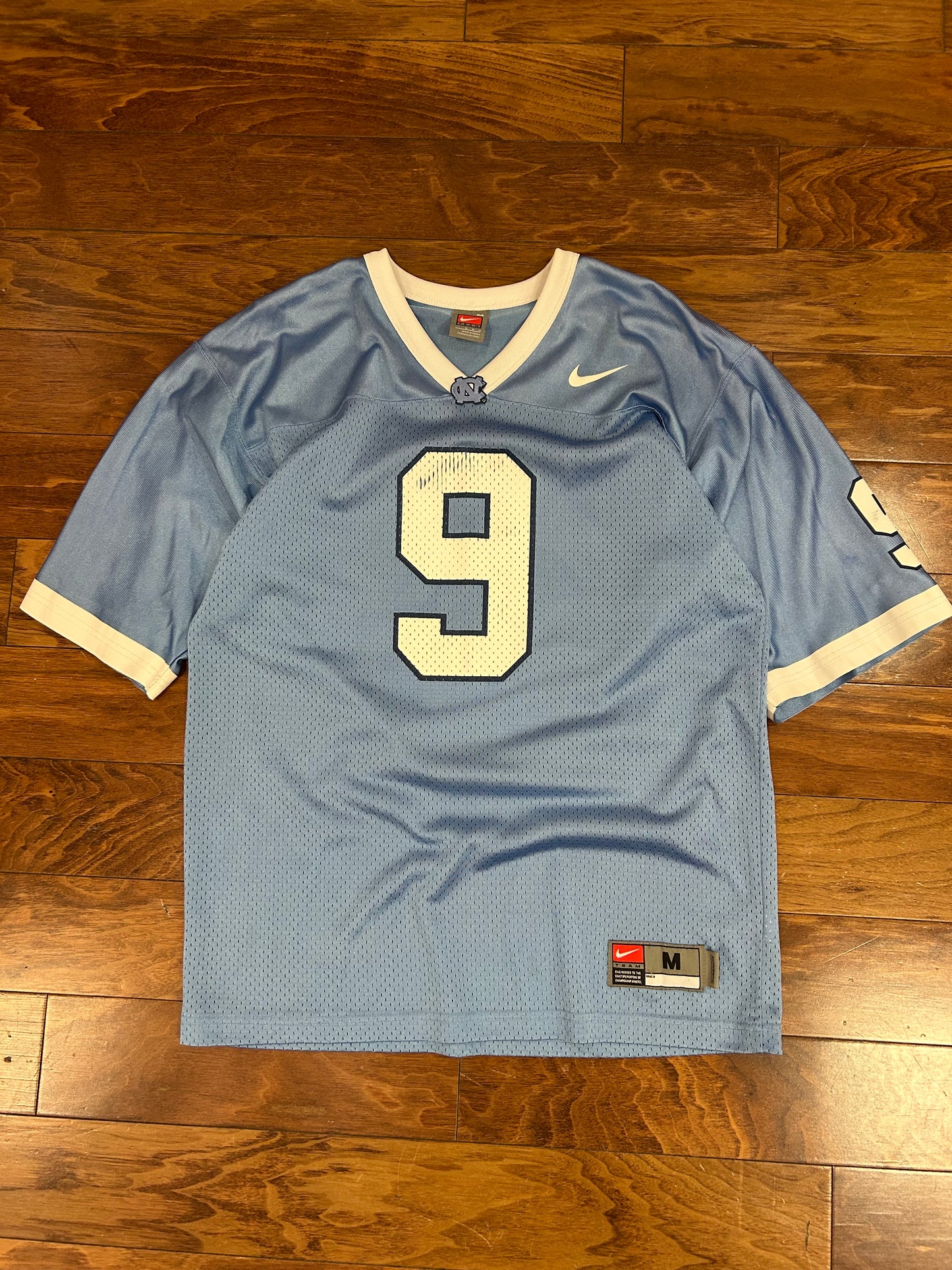 2007 UNC Nike #9 Football Jersey (M)