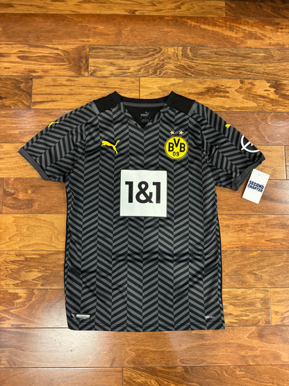 Borussia Dortmund Puma Black Soccer Third Jersey 2021-22 BVB Kit (S)