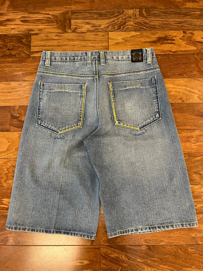 00s Royal Blue Baggy Shorts (34)