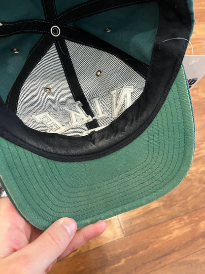 90s Nike Spell Out Green Essential Hat (OS)