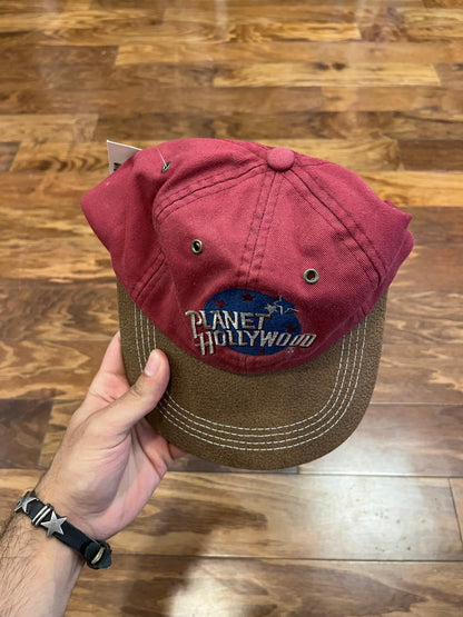 1995 Planet Hollywood Spell Out Vintage Adjustable Hat (OS)