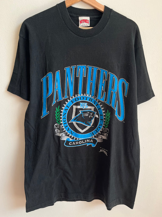 1993 Carolina Panthers Nutmeg Spell Out Tee (L)