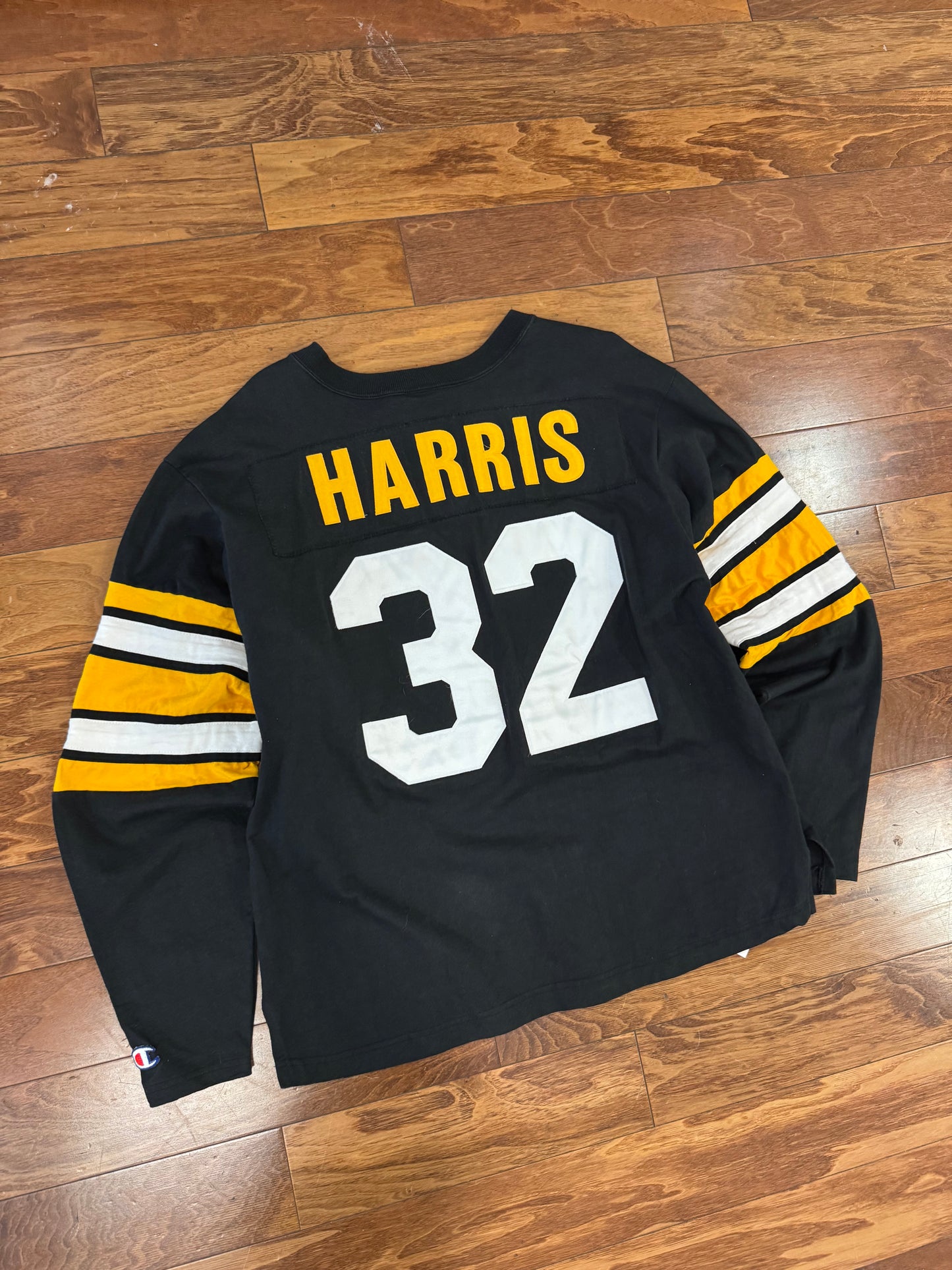 90s Pittsburgh Steelers Harris Throwback Long-Sleeve (L)