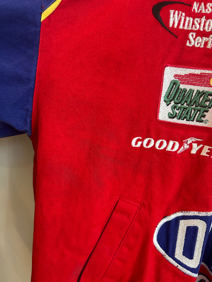 90s Nascar Jeff Gordon Dupont Flames Vintage Racing Jacket (XXL)