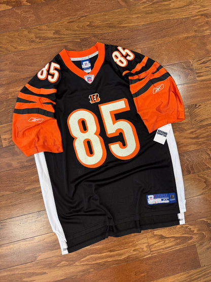 2010s Cinninati Bengals Chas Johnson #85 Reebok Jersey (XL)