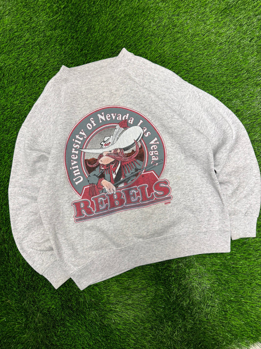 90s University of Nevada Las Vegas (UNLV) Rebels Vintage Soffe Crewneck (XL)