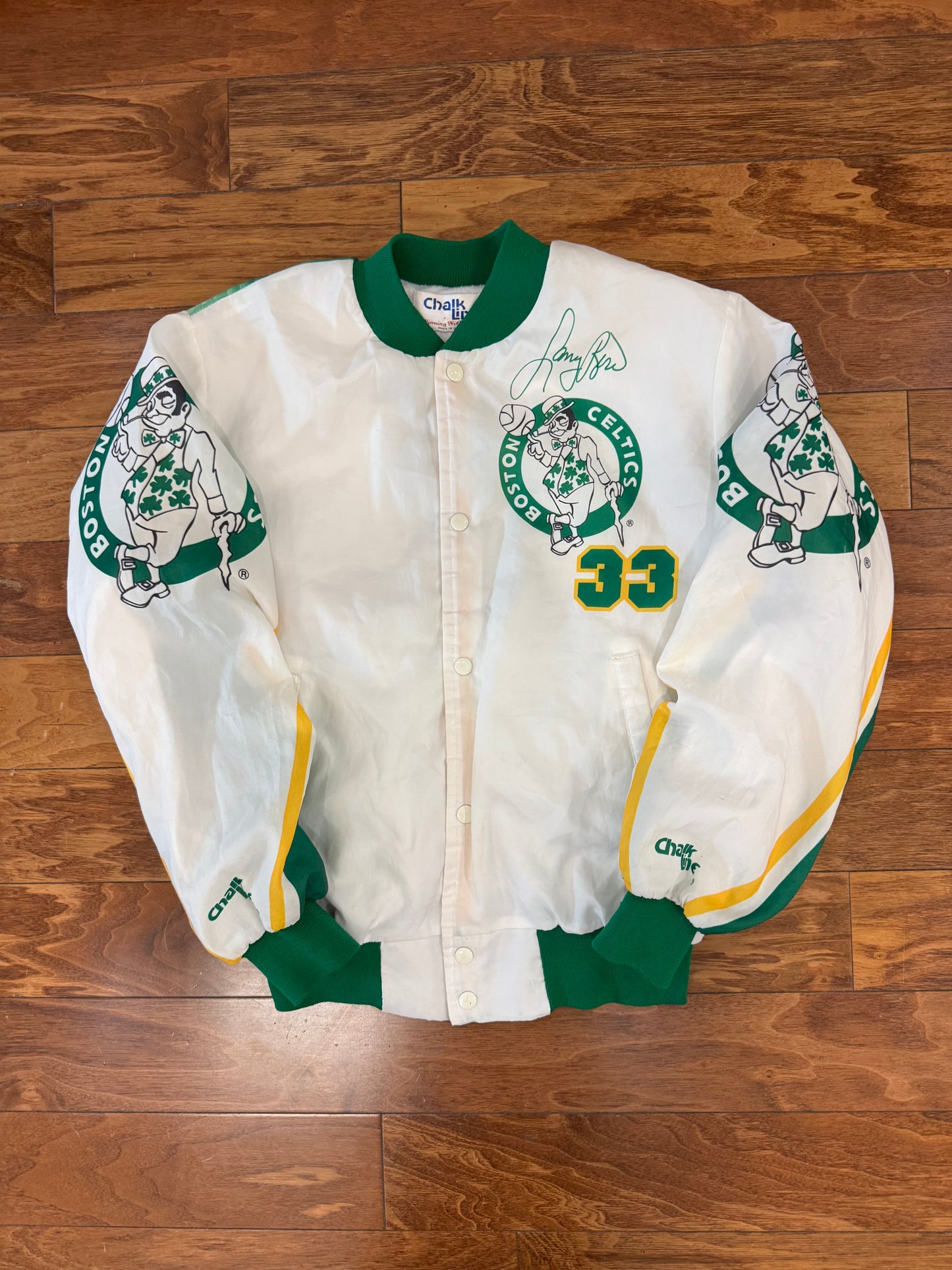 90s Larry Bird Boston Celtics Vintage Fanimation Jacket (M)