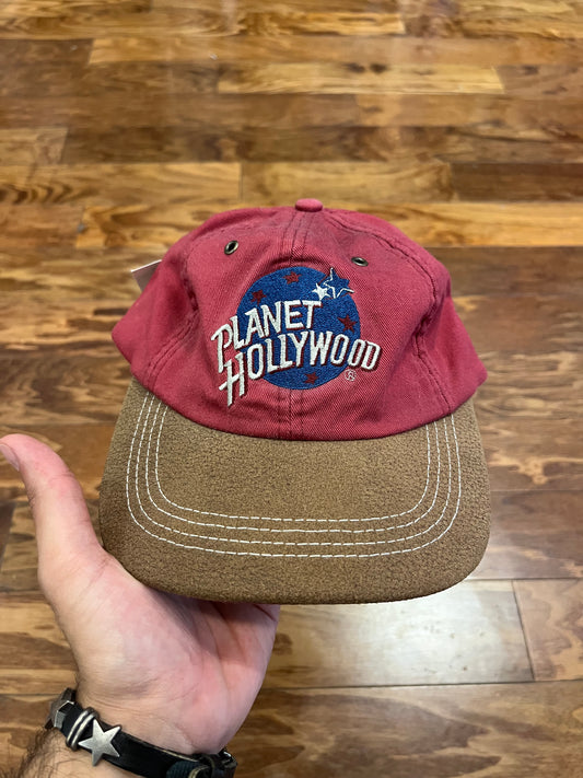 1995 Planet Hollywood Spell Out Vintage Adjustable Hat (OS)
