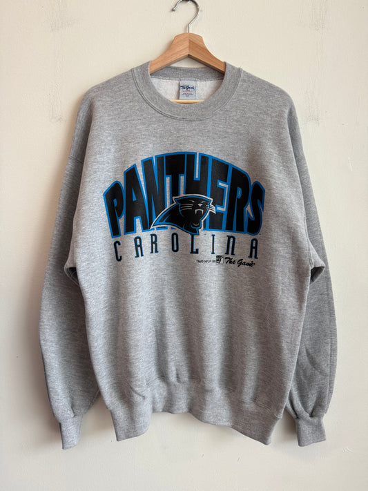 1995 Carolina Panthers The Game Grey Crewneck (L)