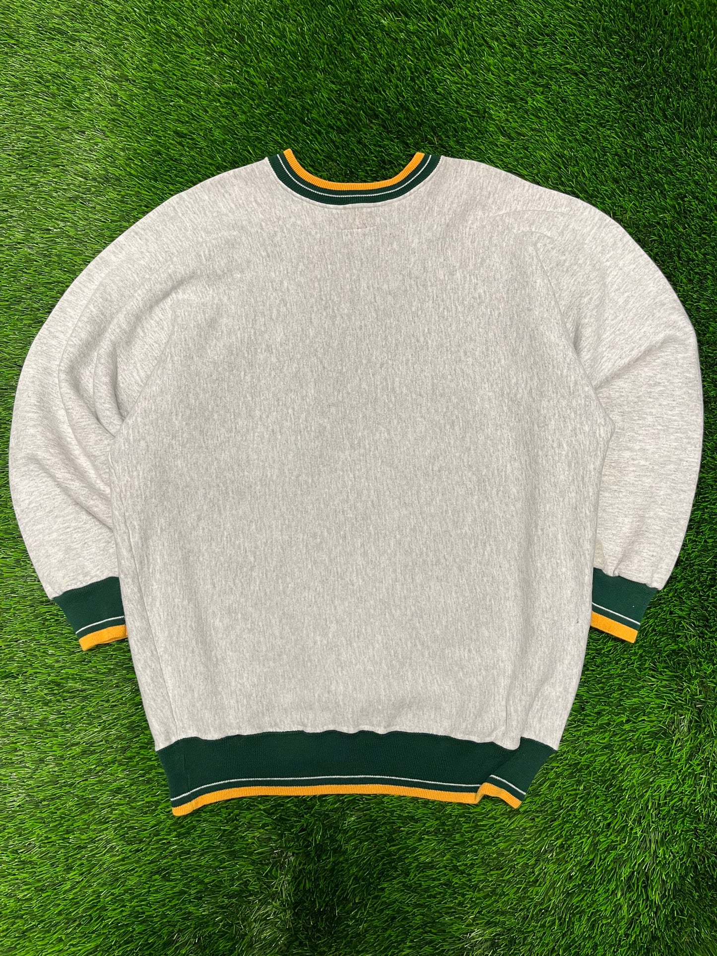 90s Green Bay Packers Legends Spell Out Crewneck (L)