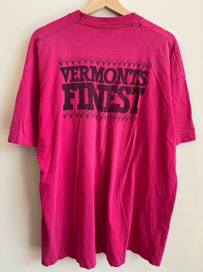 1992 Ben & Jerry's Vermont's Finest Pink Tee (XXL)