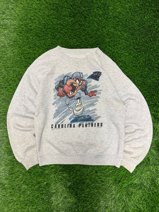 1998 Carolina Panthers Taz Graphic Crewneck (S)
