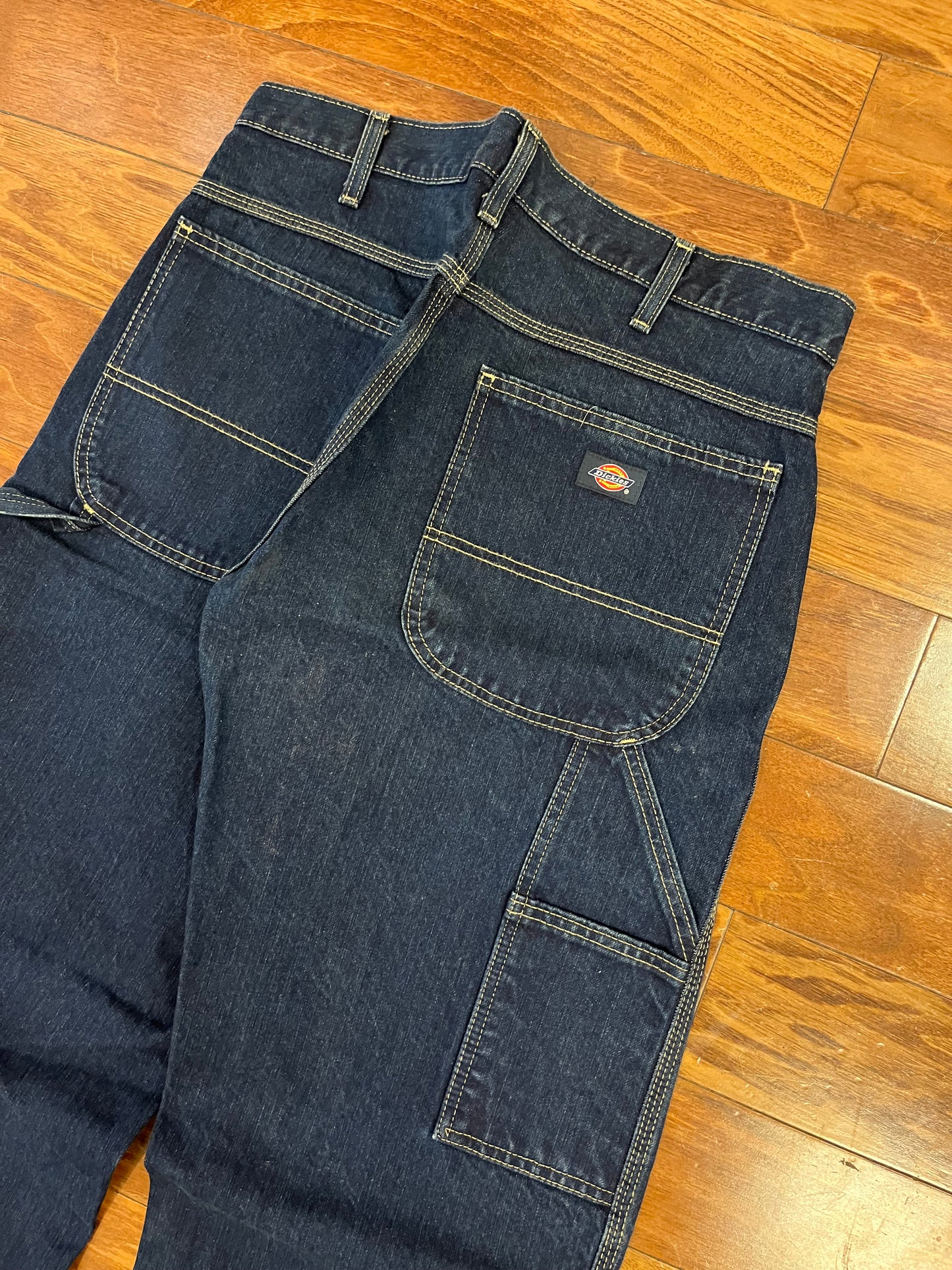 Dickies Dark Wash Jeans Carpenter Jeans (32 x 34)