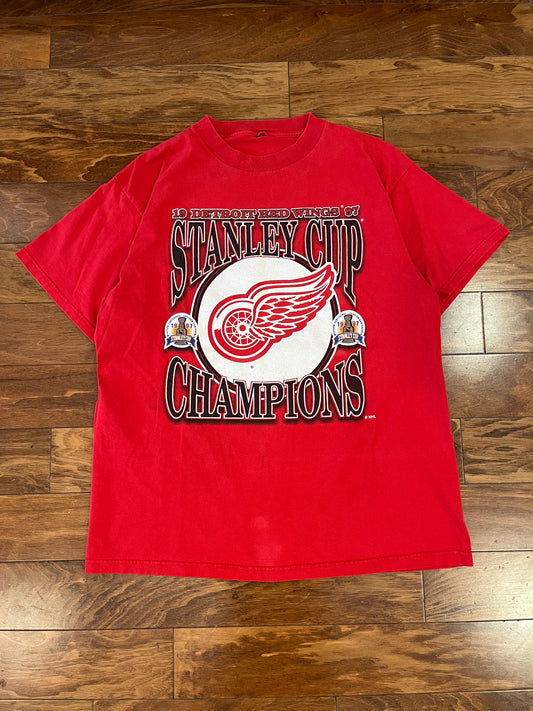 1997 Detroit Red Wings Stanley Cup Tee (L)