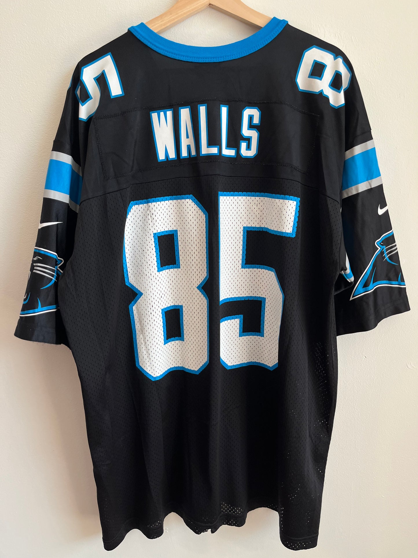 90s Carolina Panthers Wesley Walls Vintage Nike Jersey (XL)